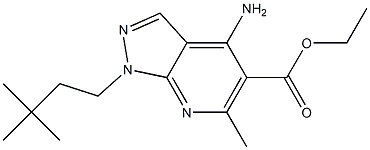 1-(3,3-Dimethylbutyl)-4-amino-6-methyl-1H-pyrazolo[3,4-b]pyridine-5-carboxylic acid ethyl ester