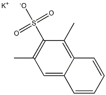 1,3-Dimethyl-2-naphthalenesulfonic acid potassium salt 结构式