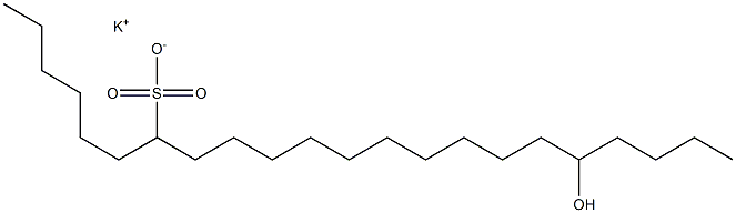 18-Hydroxydocosane-7-sulfonic acid potassium salt