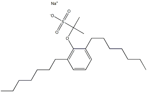 2-(2,6-Diheptylphenoxy)propane-2-sulfonic acid sodium salt