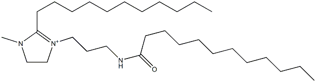 4,5-Dihydro-1-methyl-3-[3-[(1-oxododecyl)amino]propyl]-2-undecyl-1H-imidazol-3-ium