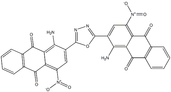 2,5-Bis(1-amino-4-nitro-2-anthraquinonyl)-1,3,4-oxadiazole