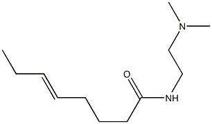 N-[2-(Dimethylamino)ethyl]-5-octenamide 结构式