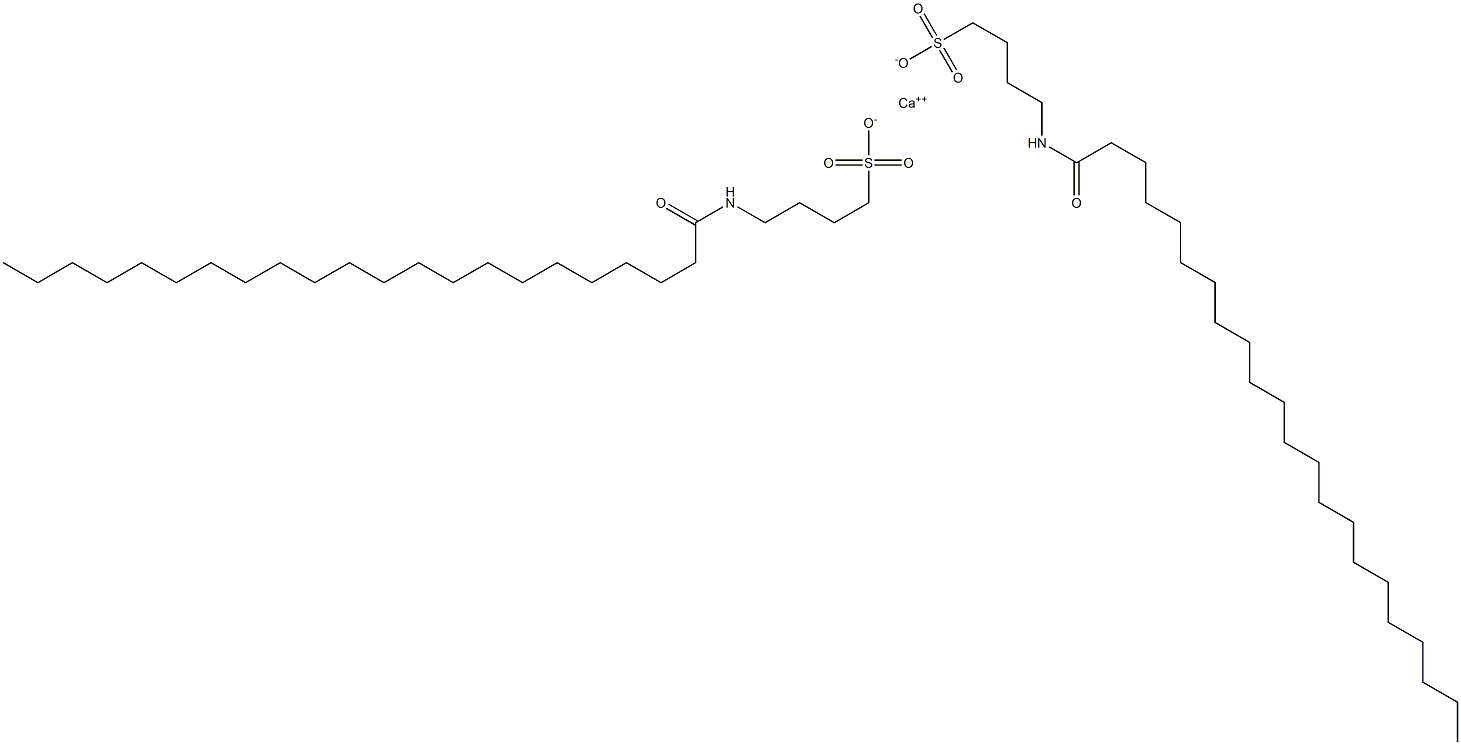 Bis[4-[(1-oxodocosyl)amino]-1-butanesulfonic acid]calcium salt Struktur