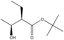 (2R,3S)-2-Ethyl-3-hydroxybutyric acid tert-butyl ester Struktur