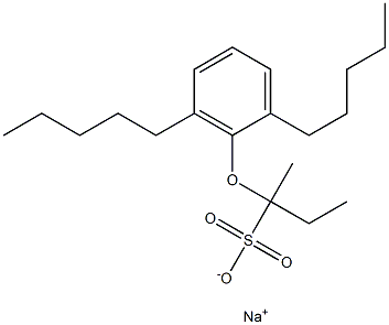 2-(2,6-Dipentylphenoxy)butane-2-sulfonic acid sodium salt