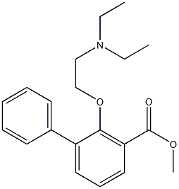 2-[2-(Diethylamino)ethoxy]-1,1'-biphenyl-3-carboxylic acid methyl ester Structure