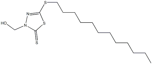 5-Dodecylthio-3-hydroxymethyl-1,3,4-thiadiazole-2(3H)-thione|