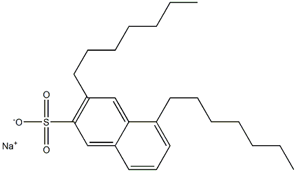 3,5-Diheptyl-2-naphthalenesulfonic acid sodium salt