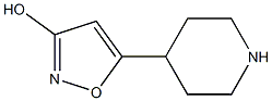 5-(4-Piperidinyl)isoxazol-3-ol 结构式