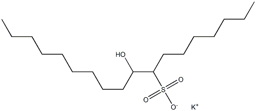 9-Hydroxyoctadecane-8-sulfonic acid potassium salt