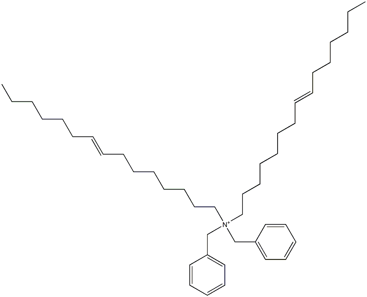 Di(8-pentadecenyl)dibenzylaminium Structure