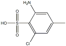 2-Amino-6-chloro-4-methylbenzenesulfonic acid Structure