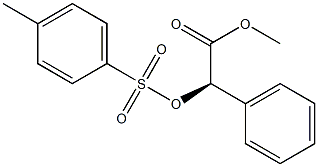 [R,(-)]-α-[(p-トリルスルホニル)オキシ]ベンゼン酢酸メチル 化学構造式