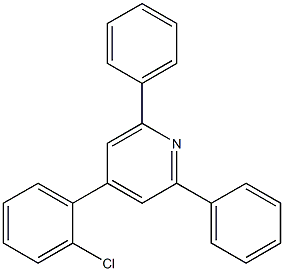 2,6-ジフェニル-4-(2-クロロフェニル)ピリジン 化学構造式