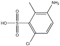 3-Amino-6-chloro-2-methylbenzenesulfonic acid Structure