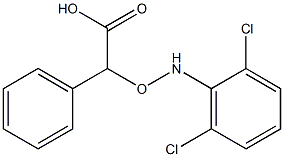 o-(2,6-Dichloroanilino)phenylglycolic acid Structure