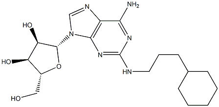  2-(3-Cyclohexylpropylamino)adenosine