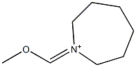 Hexahydro-1-(methoxymethylene)-1H-azepin-1-ium,,结构式
