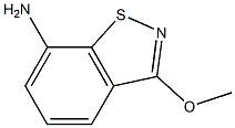 3-Methoxy-1,2-benzisothiazol-7-amine Structure