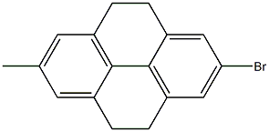 2-Bromo-7-methyl-4,5,9,10-tetrahydropyrene Struktur