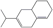 1,4,4a,5,6,7-ヘキサヒドロ-3-イソプロピルナフタレン 化学構造式