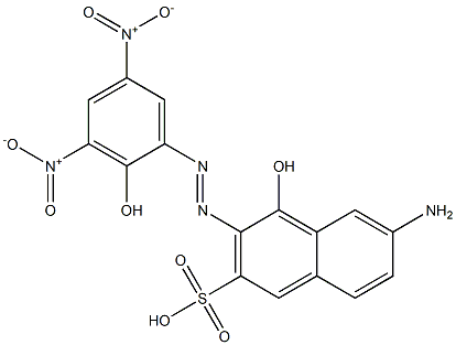 6-Amino-4-hydroxy-3-(2-hydroxy-3,5-dinitrophenylazo)-2-naphthalenesulfonic acid