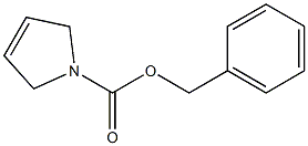 3-Pyrroline-1-carboxylic acid benzyl ester Structure