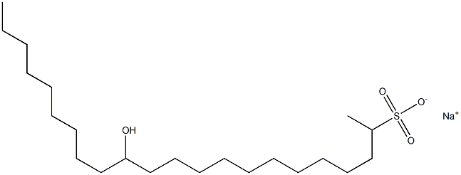 13-Hydroxydocosane-2-sulfonic acid sodium salt|