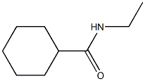 N-Ethylcyclohexanecarboxamide 结构式