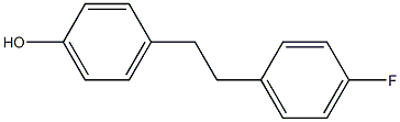 4-[2-(4-Fluorophenyl)ethyl]phenol Struktur