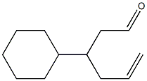 3-Cyclohexyl-3-(2-propenyl)propanal,,结构式