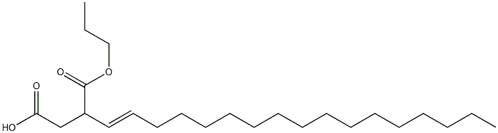 3-(1-Heptadecenyl)succinic acid 1-hydrogen 4-propyl ester 结构式