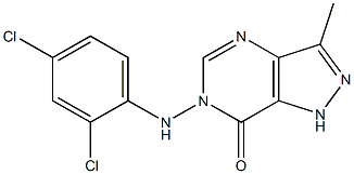6-(2,4-Dichloroanilino)-3-methyl-1H-pyrazolo[4,3-d]pyrimidin-7(6H)-one Structure