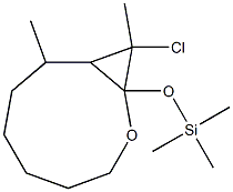 10-Chloro-8,10-dimethyl-1-(trimethylsilyloxy)-2-oxabicyclo[7.1.0]decane