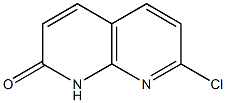 7-クロロ-1,8-ナフチリジン-2(1H)-オン 化学構造式