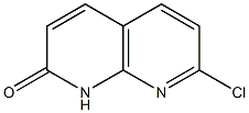 7-Chloro-1,8-naphthyridin-2(1H)-one,,结构式