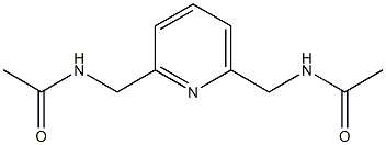 N,N'-[(Pyridine-2,6-diyl)dimethylene]bisacetamide,,结构式