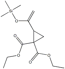 2-[1-(Trimethylsiloxy)vinyl]cyclopropane-1,1-dicarboxylic acid diethyl ester