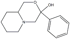 Octahydro-3-phenylpyrido[2,1-c][1,4]oxazin-3-ol Structure