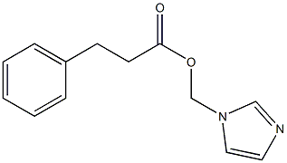 3-Phenylpropionic acid 1H-imidazol-1-ylmethyl ester