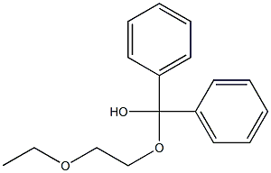 2,2-ジフェニル-1,3,6-トリオキサオクタン 化学構造式