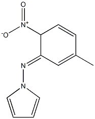 3-Pyrrolizino-4-nitrotoluene 结构式