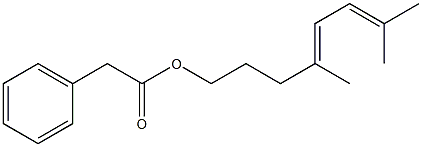  Phenylacetic acid 4,7-dimethyl-4,6-octadienyl ester