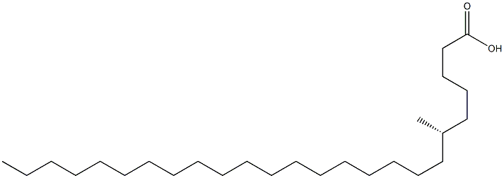 [S,(+)]-6-Methylpentacosanoic acid Structure