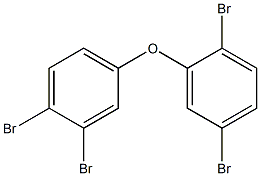 2,5-Dibromophenyl 3,4-dibromophenyl ether Structure