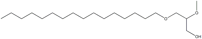 (2R)-1-O-Hexadecyl-2-O-methylglycerol Struktur