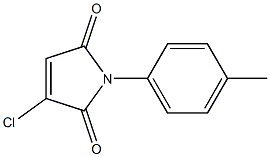 3-Chloro-1-(4-methylphenyl)-1H-pyrrole-2,5-dione Structure