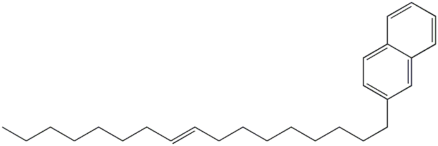 2-(9-Heptadecenyl)naphthalene 结构式