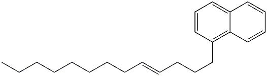 1-(4-Tridecenyl)naphthalene,,结构式